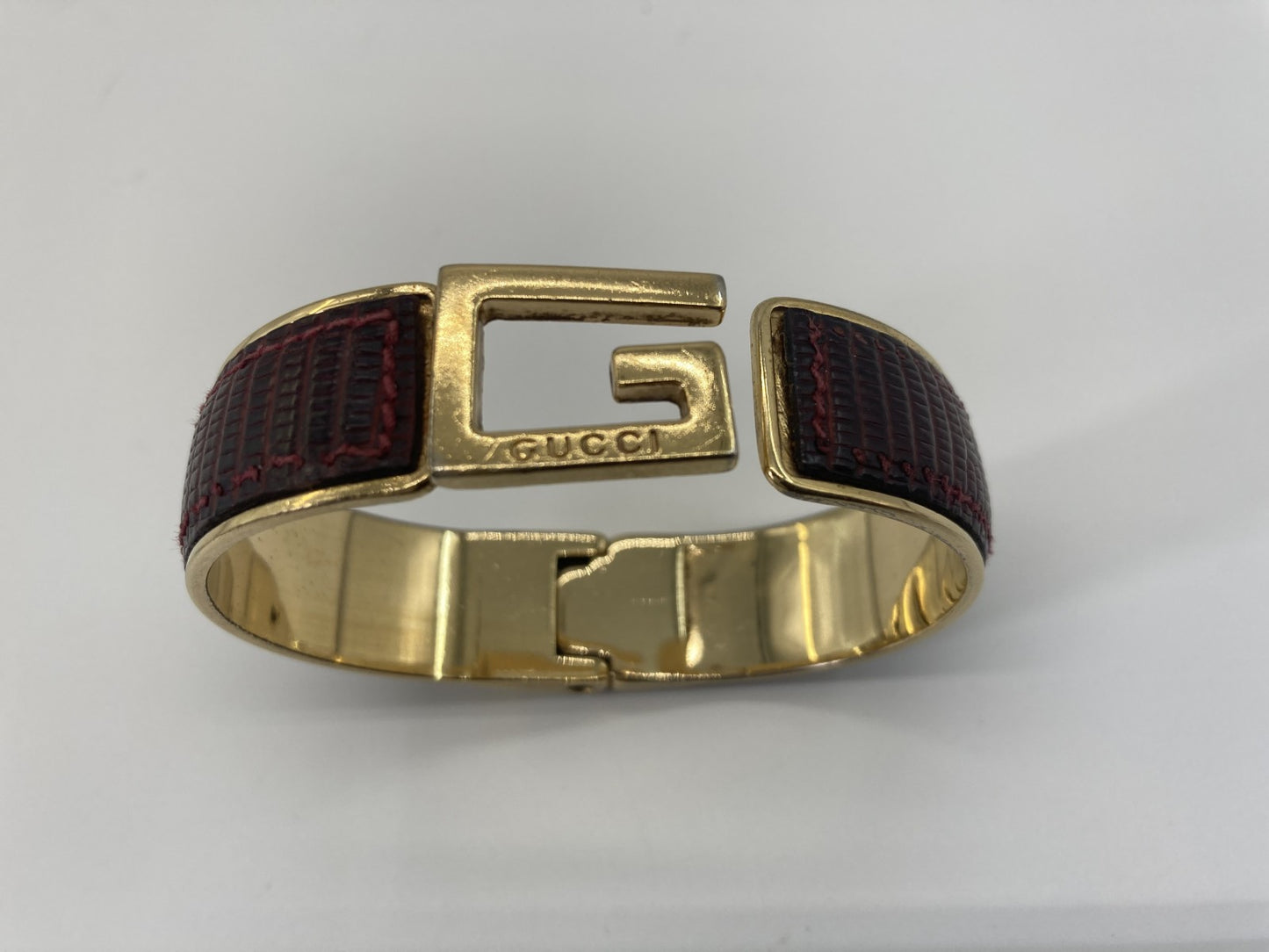 Gucci Bracelet/Bangle GG Purple &amp; Gold Arm circumference approx. 18cm Free shipping 