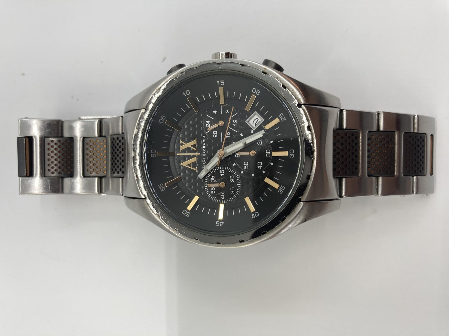 Armani Exchange AX1093 SS Men's Case Width 45mm Wrist Circumference 16.5cm with Box