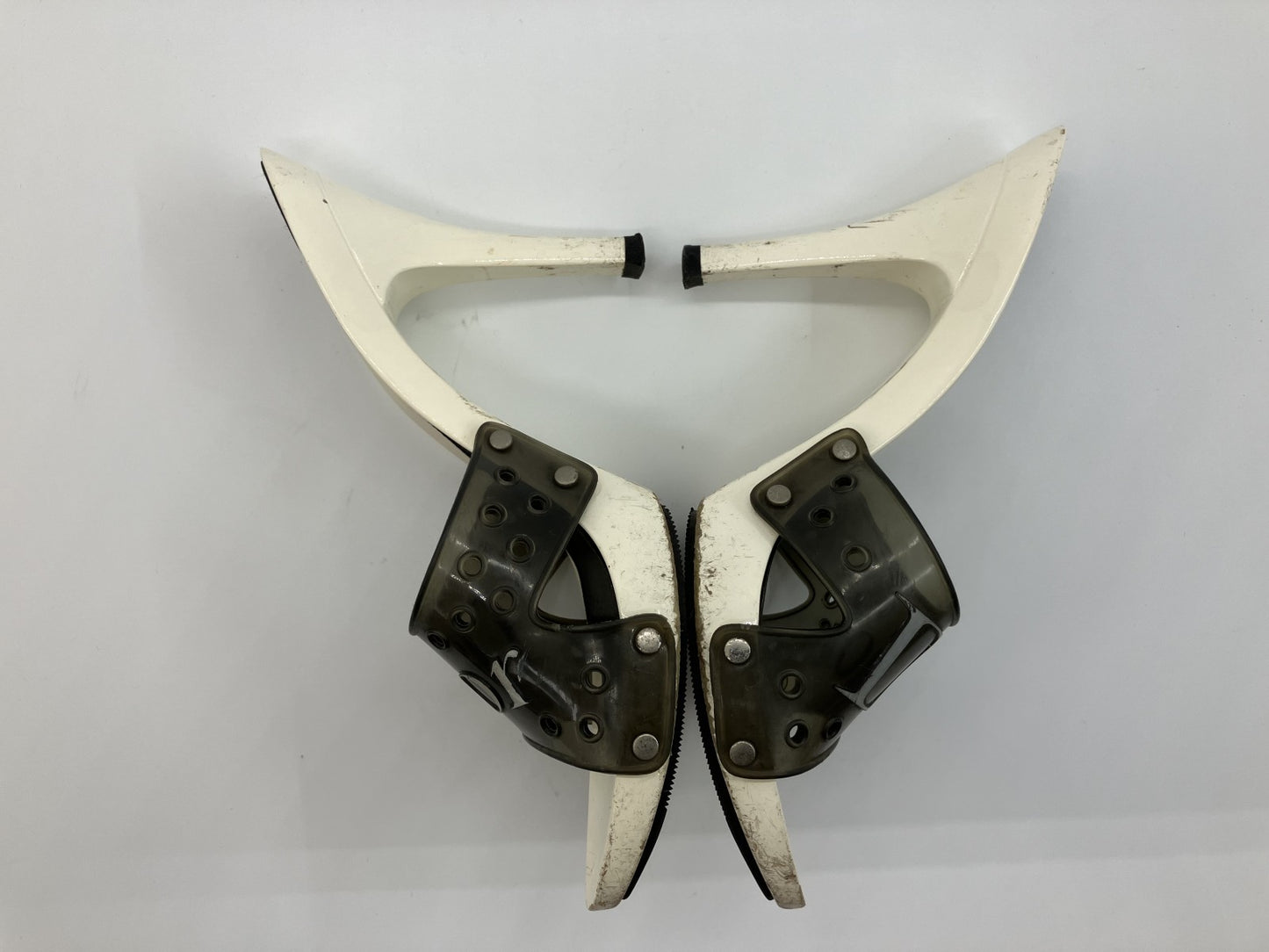 Christian Dior Women's sandals, 36.5 heel height 10cm, white and black with box and bag.