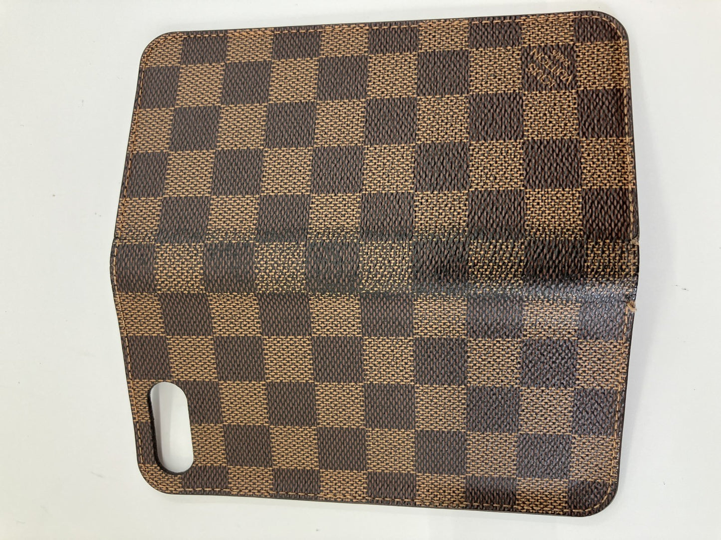 Louis Vuitton LOUIS VUITTON iPhone 8 Plus Folio (also compatible with 7 Plus) Smartphone Mobile Case Damier Ebene N61068 