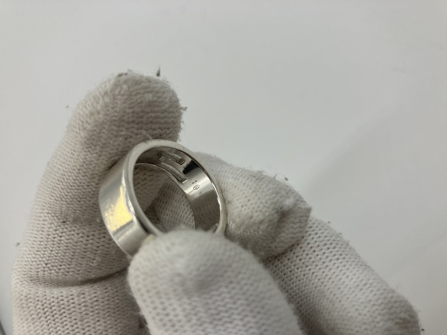 Gucci G logo SV925 ring, total weight 7.8g (JP 18)(US 9)(58) Free shipping 