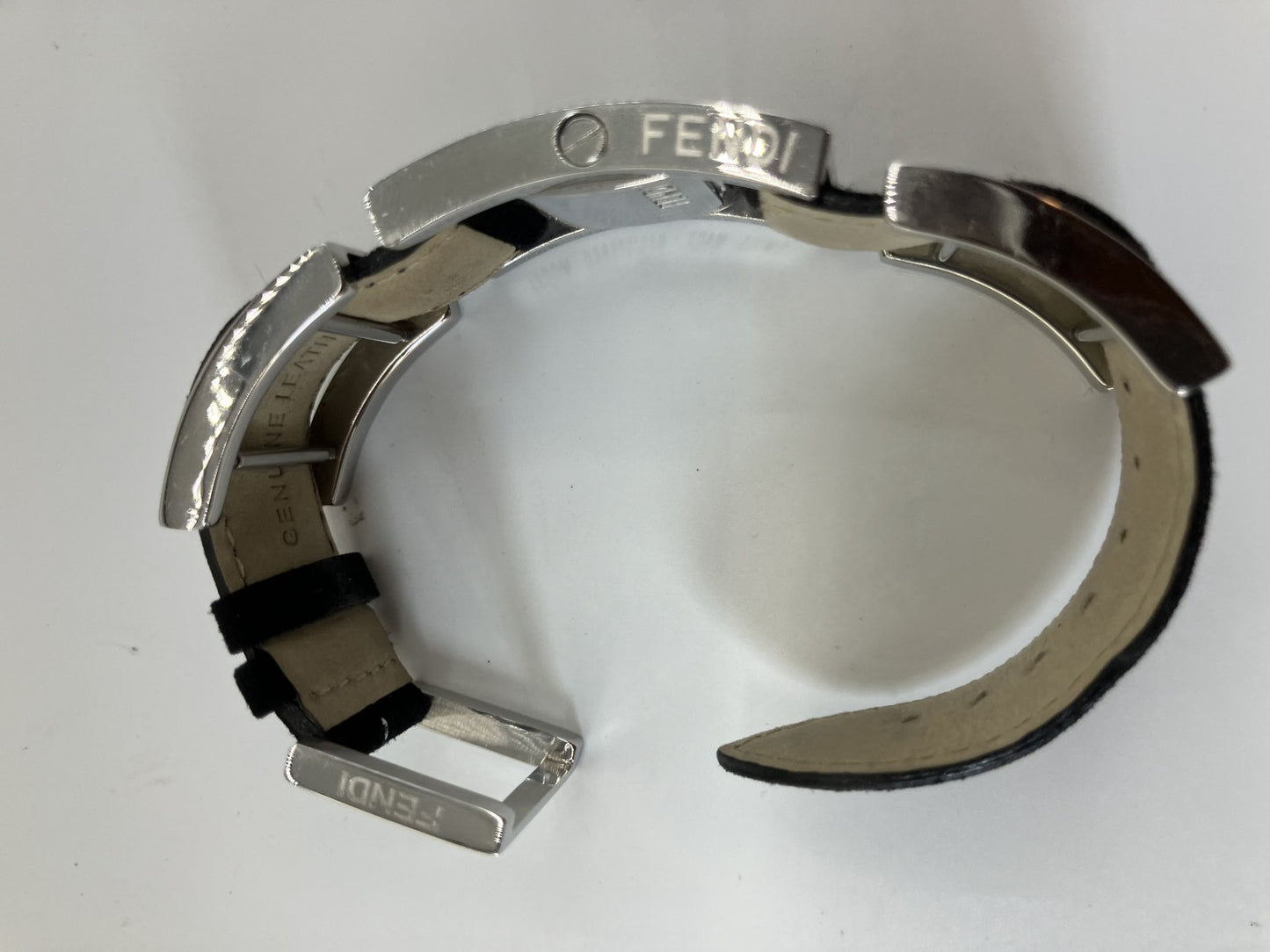 FENDI GYRO 5010L box guarantee, doubling belt, case width 26mm, wrist circumference 16cm, ladies quartz silver SS,