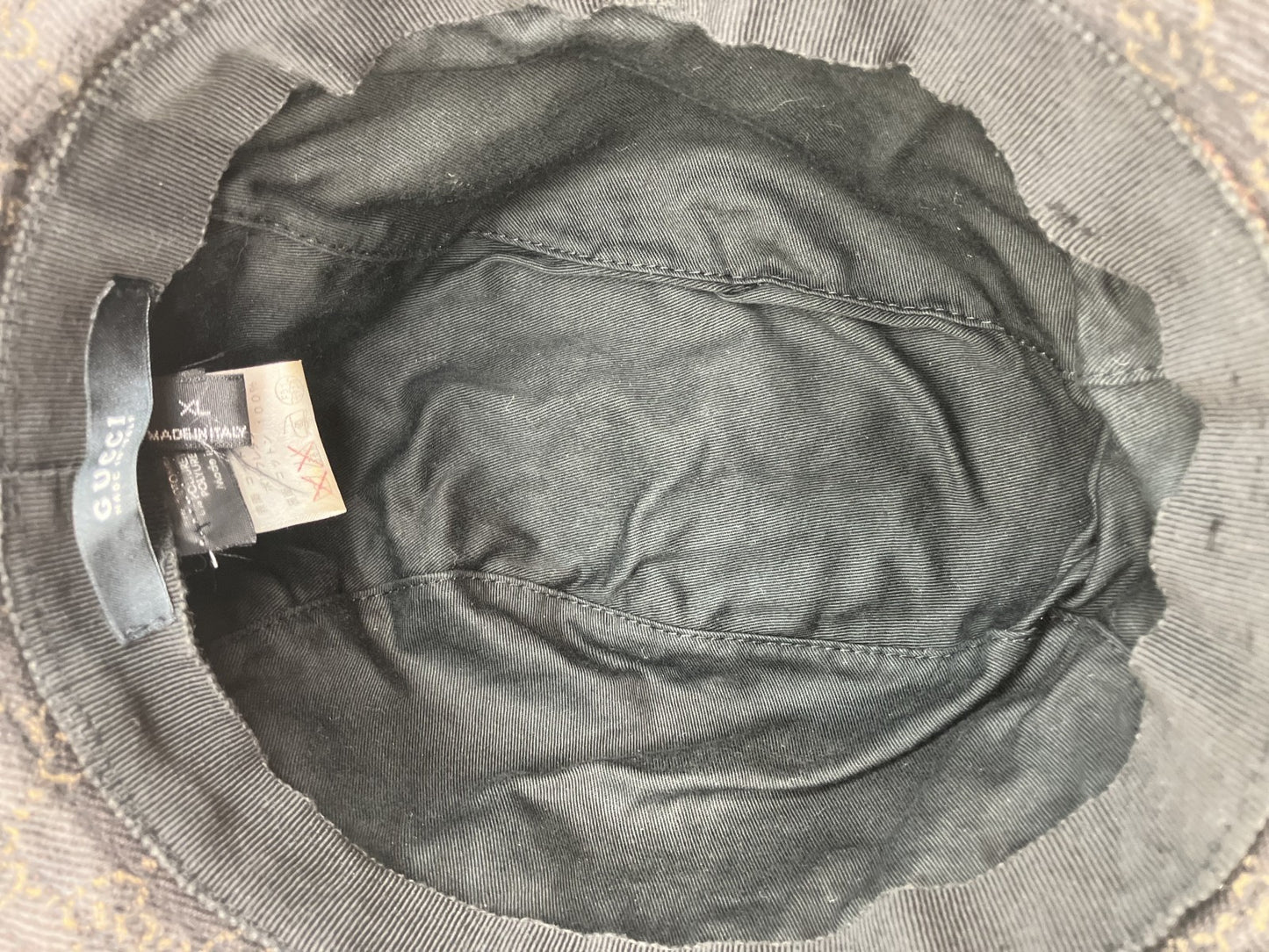 GUCCI Hat Black Size XL