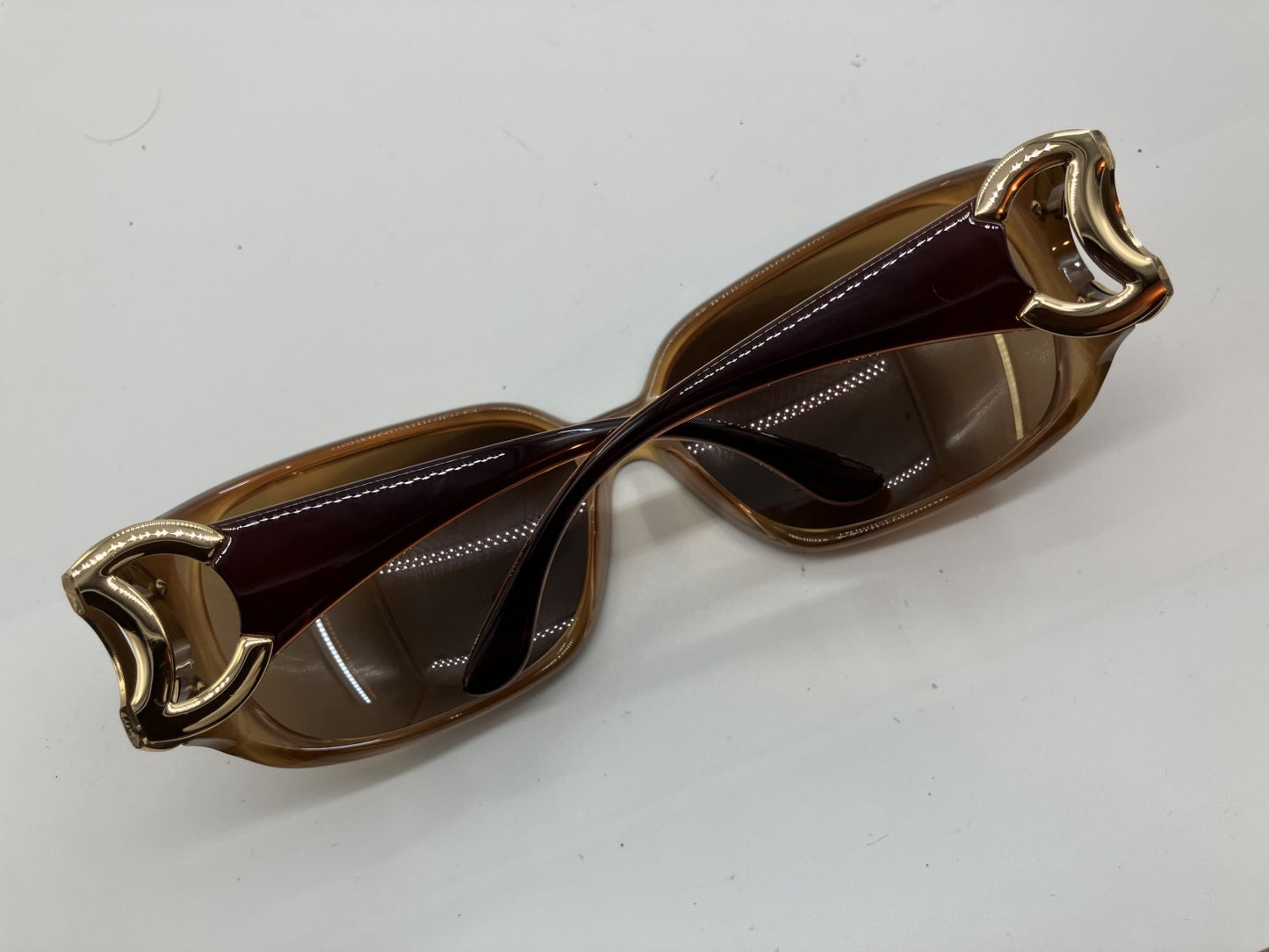 Chanel sunglasses brown 6014 with case free shipping 