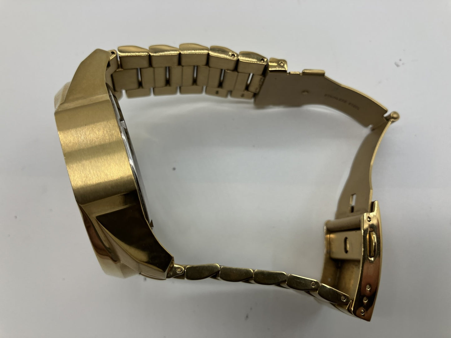 Diesel Mega Chief DZ4360 battery replaced gold diameter 57mm chronograph