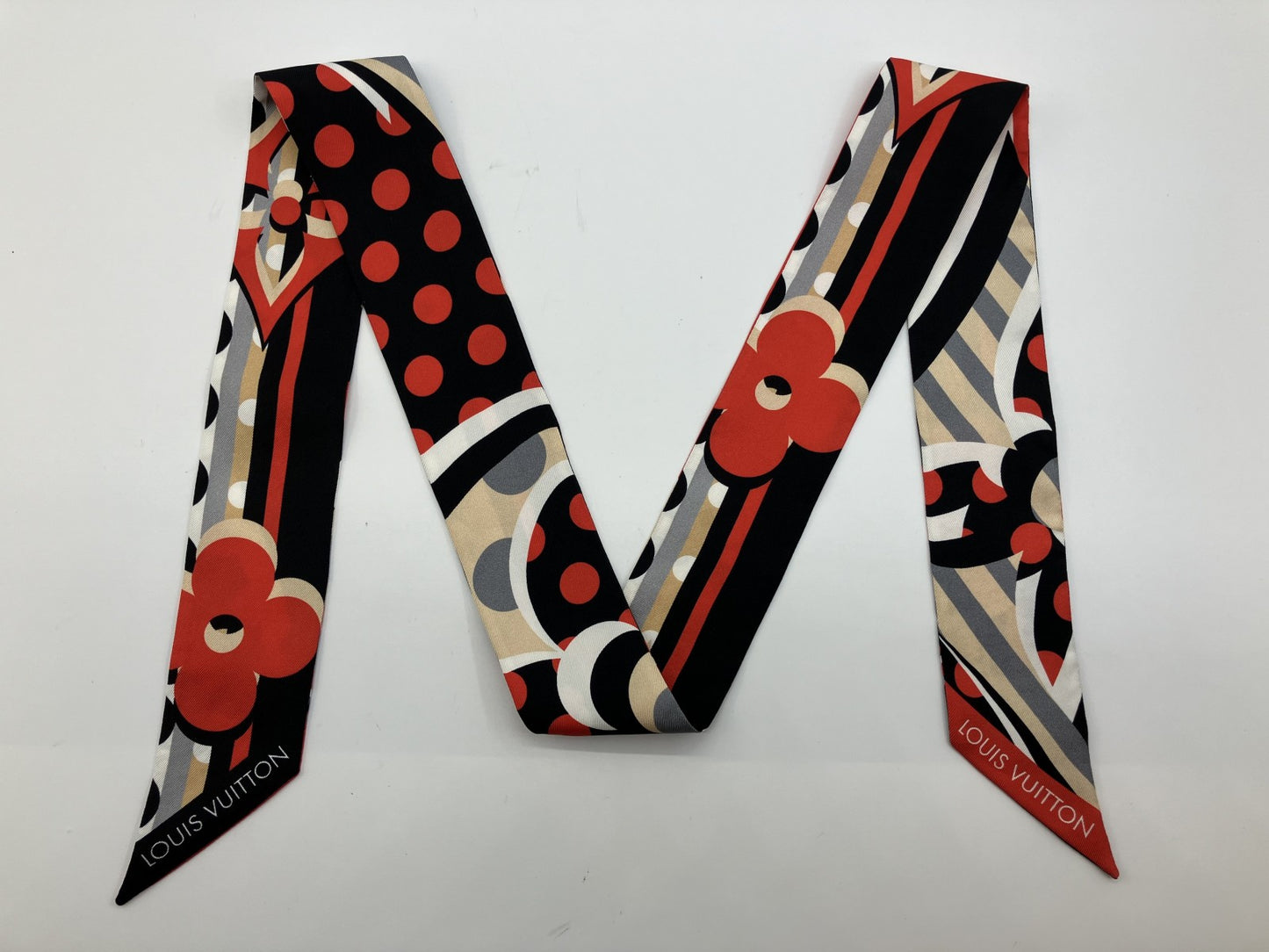 Louis Vuitton M76187 Bandeau BB Pop Monogram Scarf Silk 120 x 5 cm