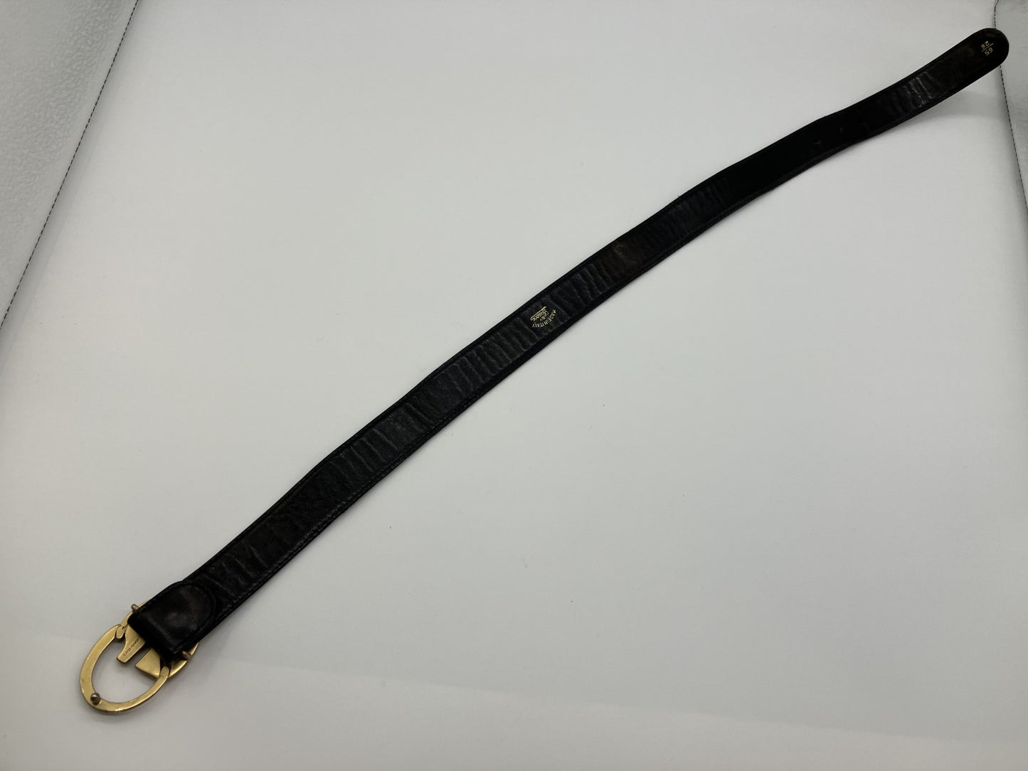 Gucci belt, black and gold, total length approx. 78cm, free shipping 