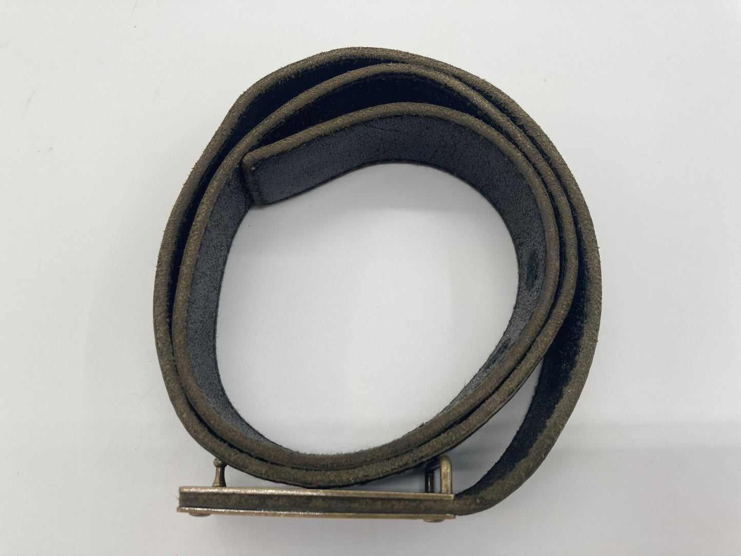 DOLCE＆GABBANA ドルチェアンドガッバーナ レザーベルト BC3091 黒 最短９９ｃｍ 送料無料