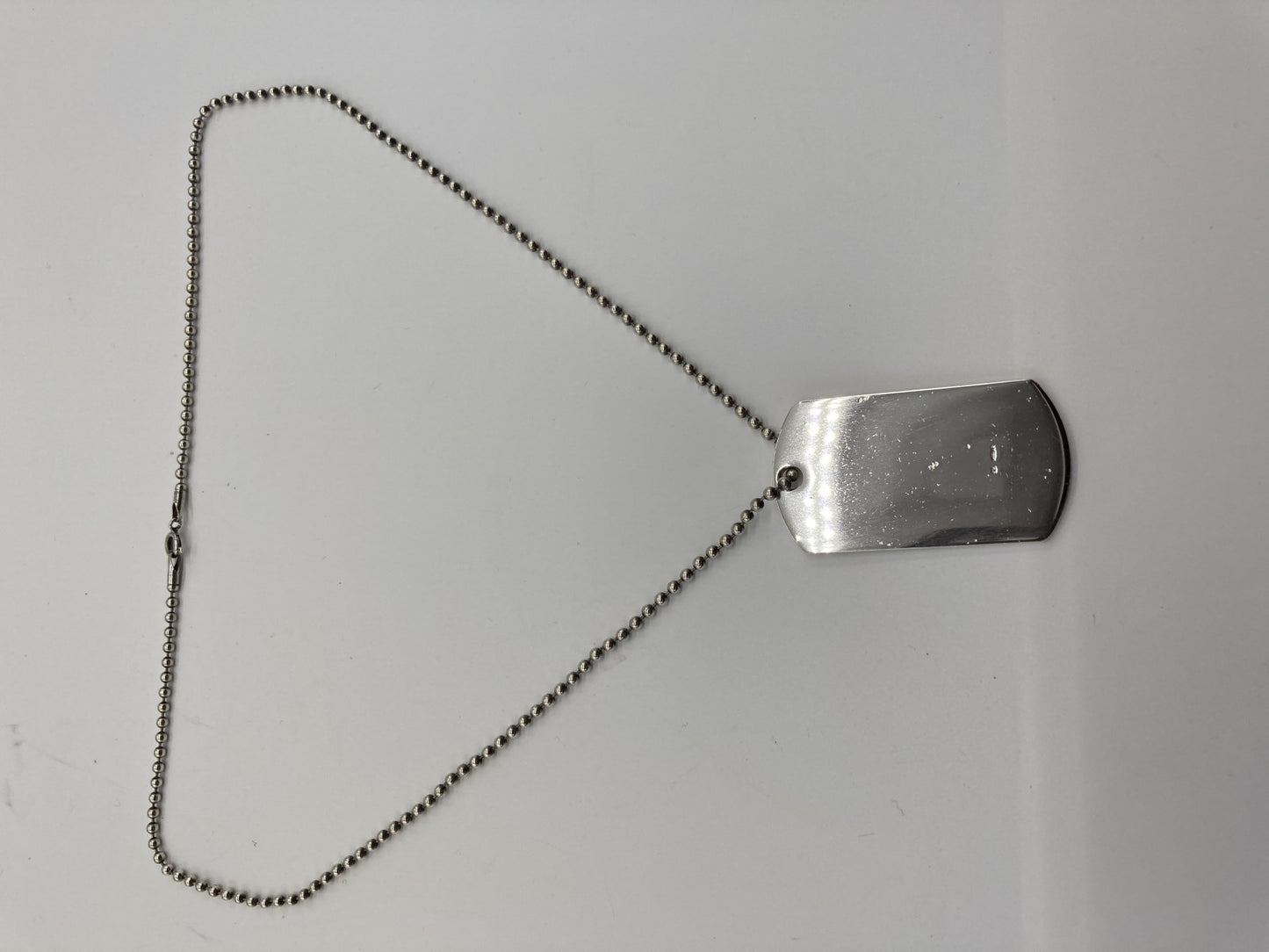 Gucci Necklace SV925 Dog Tag 29.3g Chain 50cm Non-OEM Chain 