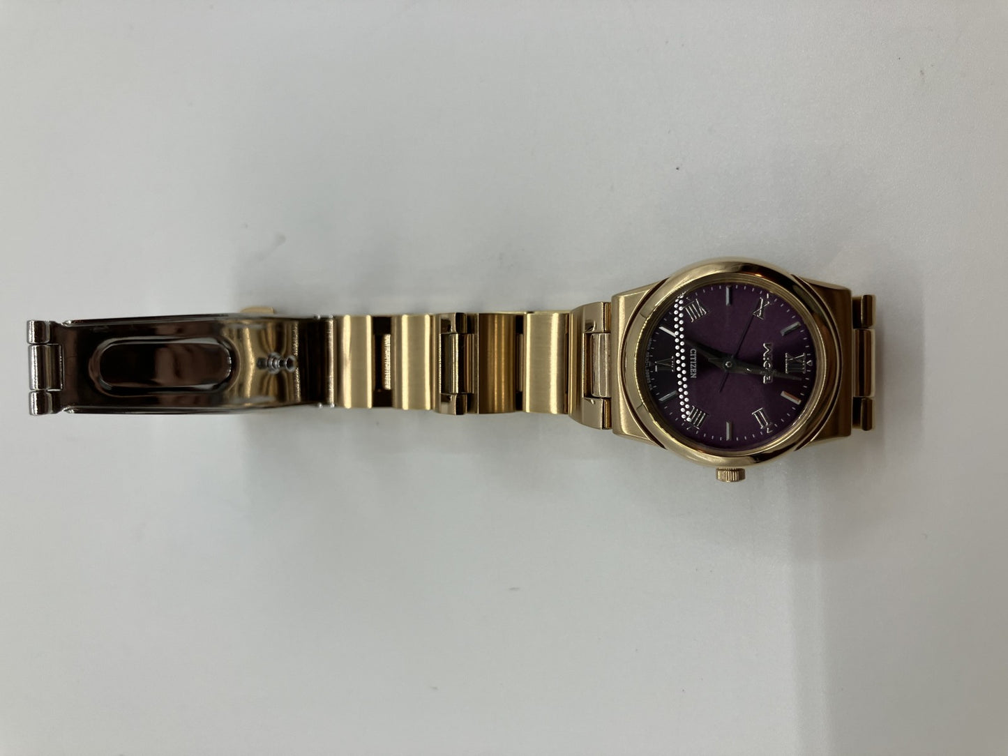 シチズン ＷＩＣＣＡ 腕時計 ＱＺ ５９３０－Ｌ２０８０８ ケース幅約２２ｍｍ 腕周り約１５ｃｍ 余り駒３個 レディース