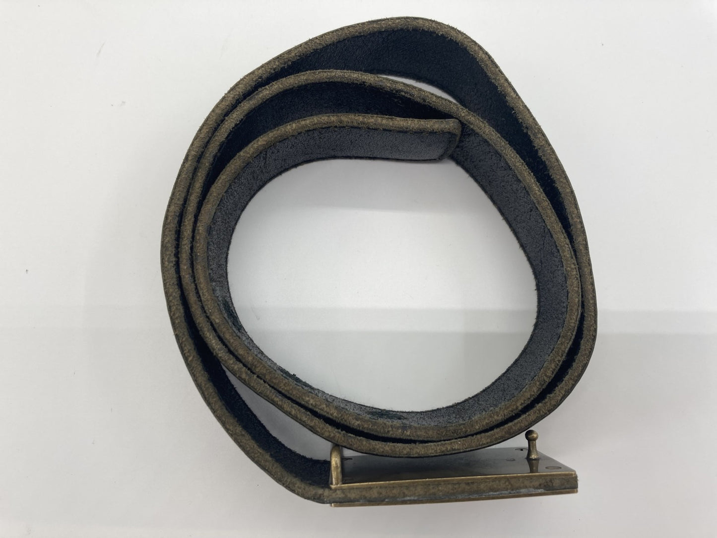 DOLCE＆GABBANA ドルチェアンドガッバーナ レザーベルト BC3091 黒 最短９９ｃｍ 送料無料