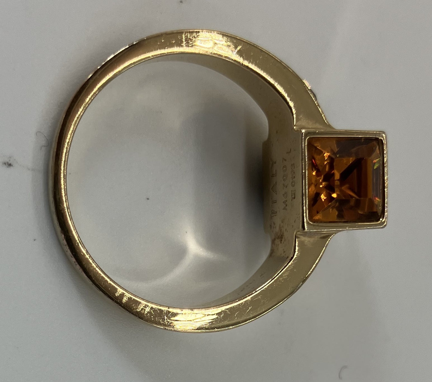 LOUIS VUITTON Burg Gamble Size L (JP 16) (US 8.5 )(56) M67007 Gold Ring