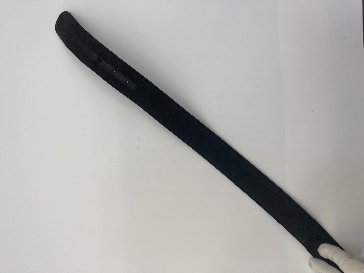 BVLGARI silver circle buckle belt, length 98cm