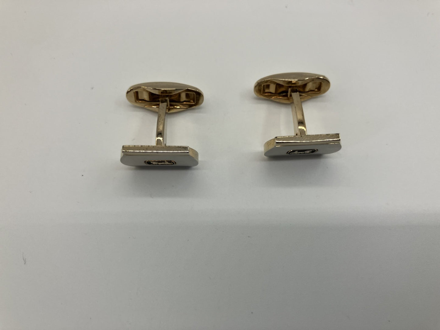 Celine Cufflinks Silver &amp; Gold Free Shipping 