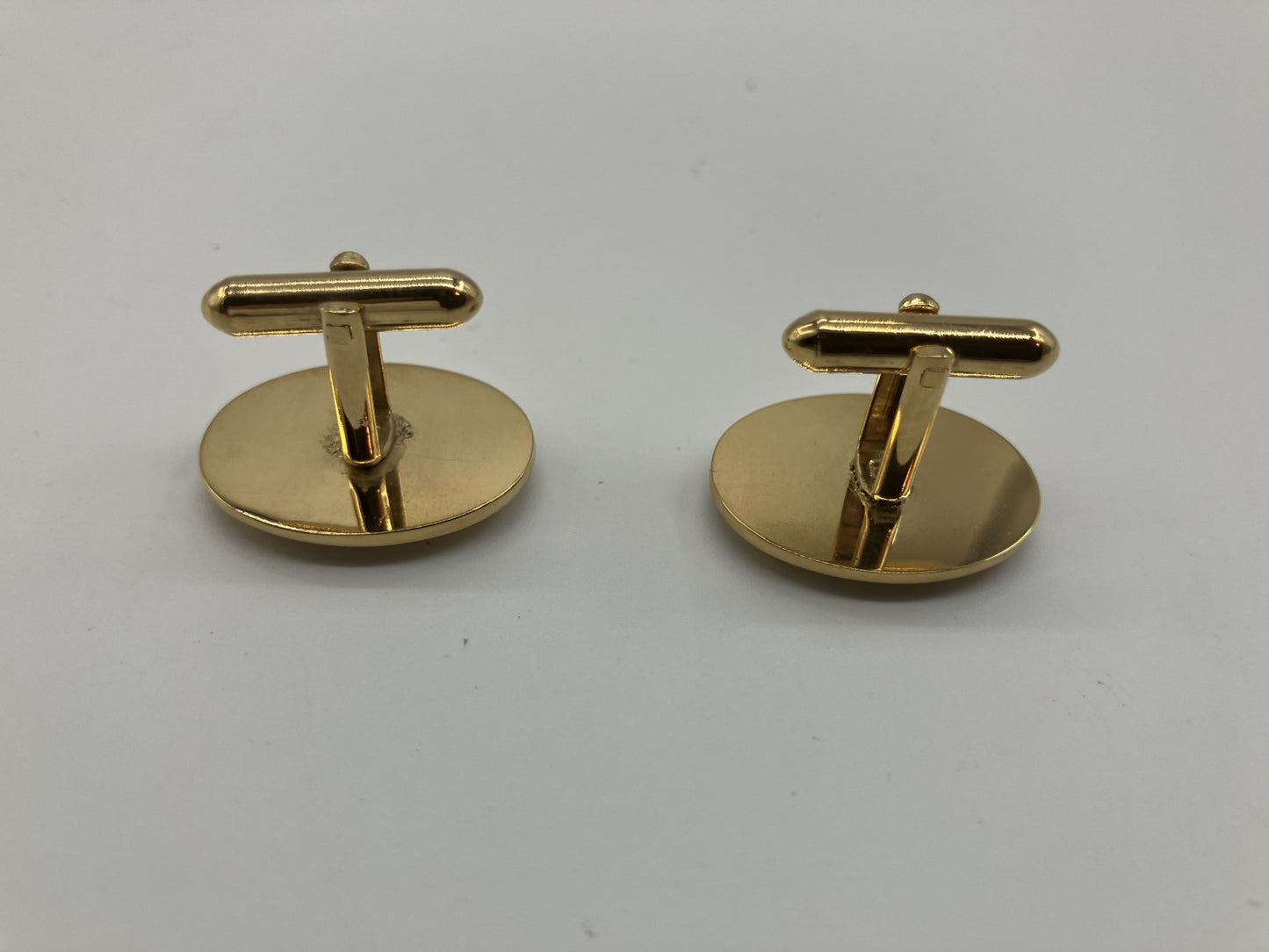 OMEGA cufflinks, large size, gold and silver, with external box