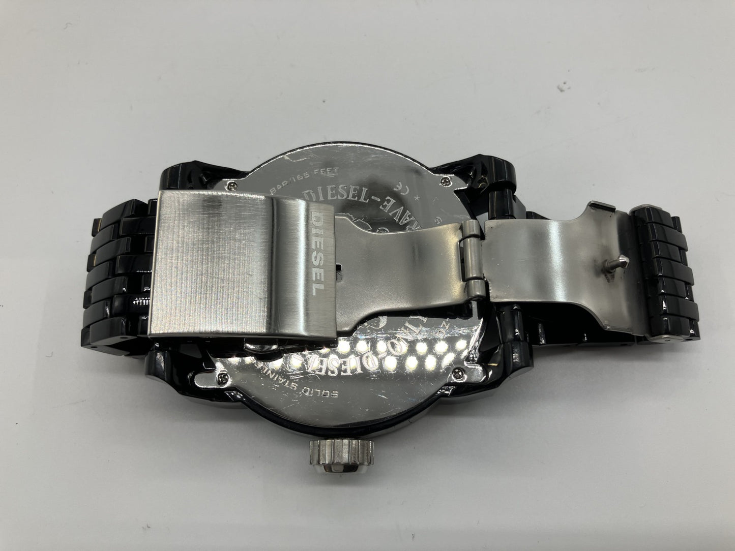 ディーセル 腕時計・メンズ・ケース幅63ｍｍ(2.48インチ) 腕周り１６ｃｍ 送料無料