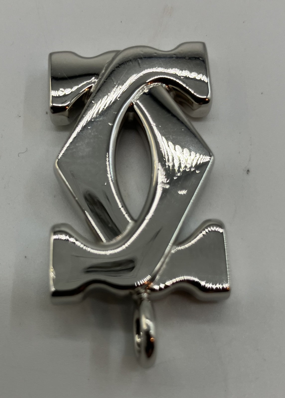 カルティエ チャーム トップ シルバー 4×2ｃｍ（1.57×0.79インチ） 送料無料