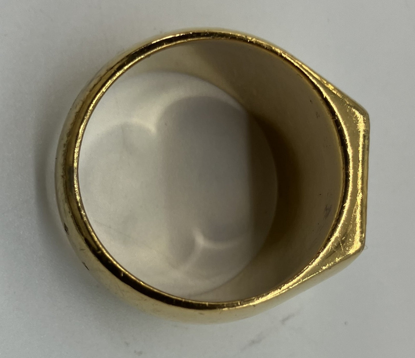 LOUIS VUITTON M65496 Monogram Bergfleur Signet Ring SV925 15.9g ไซส์ L (JP21) (US10) (EU61) จัดส่งฟรี 