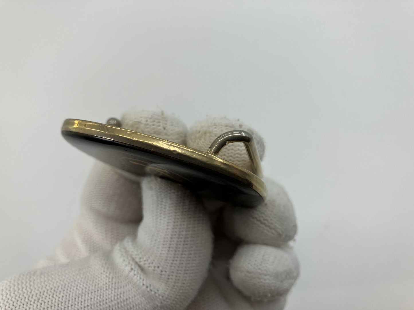 カルティエ バックル 黒 5.4×4.8ｃｍ（2.13×1.89インチ） 送料無料