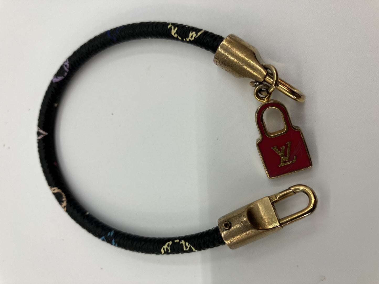 LOUIS VUITTON Louis Vuitton สร้อยข้อมือ Luck It สร้อยข้อมือ กำไลข้อมือ M6603E เส้นรอบวงแขนประมาณ 16 ซม. จัดส่งฟรี 