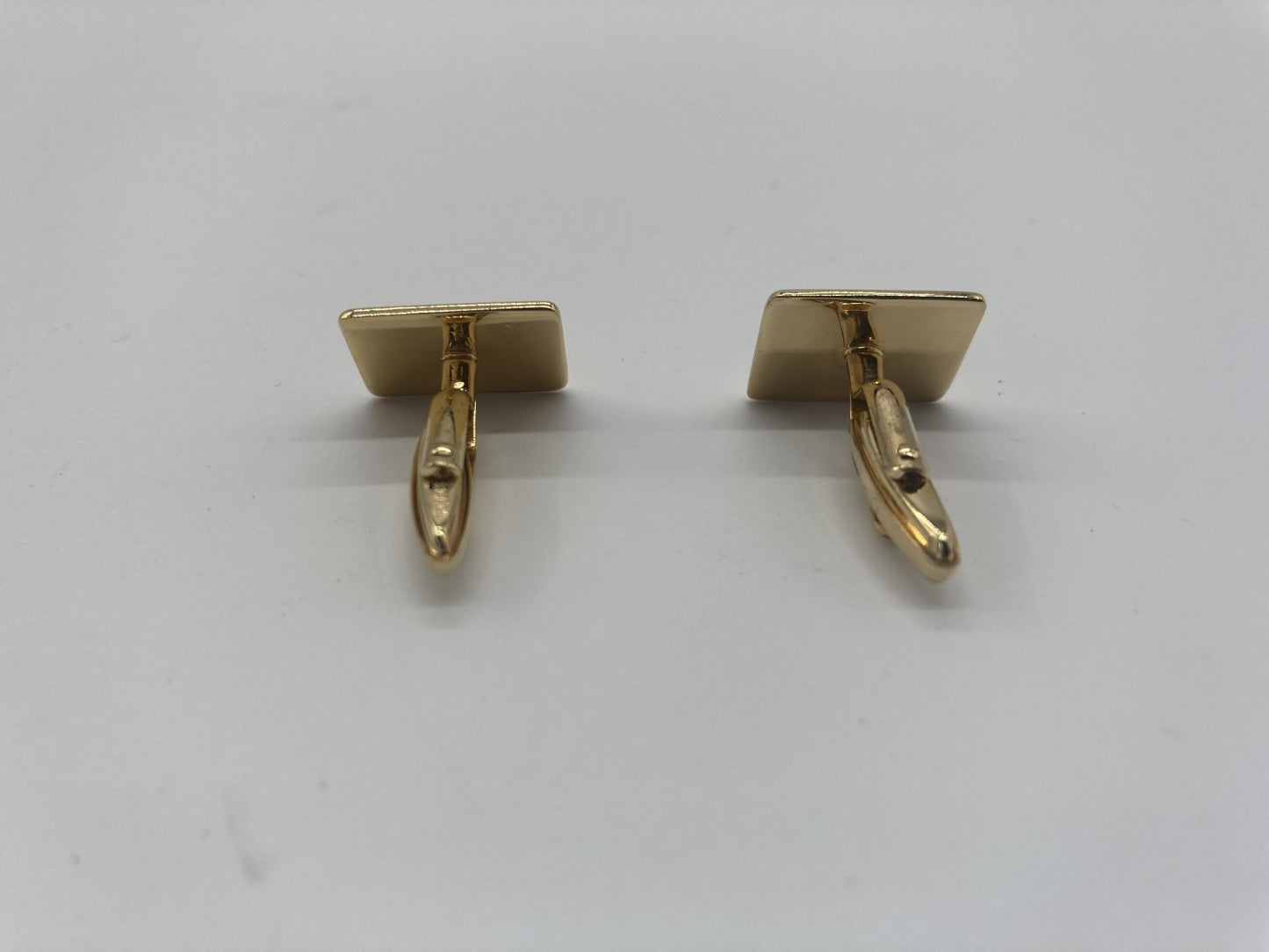 Christian Dior Cufflinks Black &amp; Gold Boxed Free Shipping 