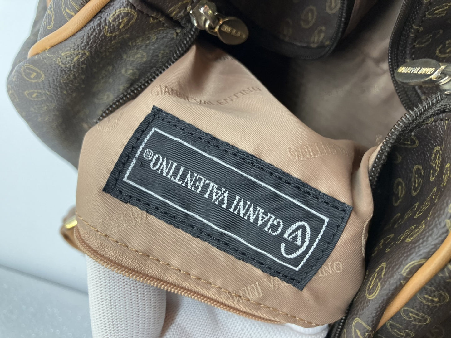 GIANNI VALENTINO Boston Bag Brown