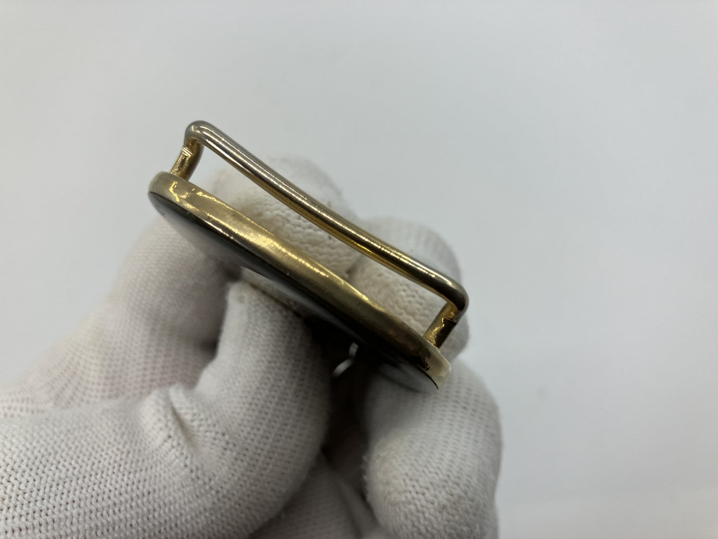 カルティエ バックル 黒 5.4×4.8ｃｍ（2.13×1.89インチ） 送料無料