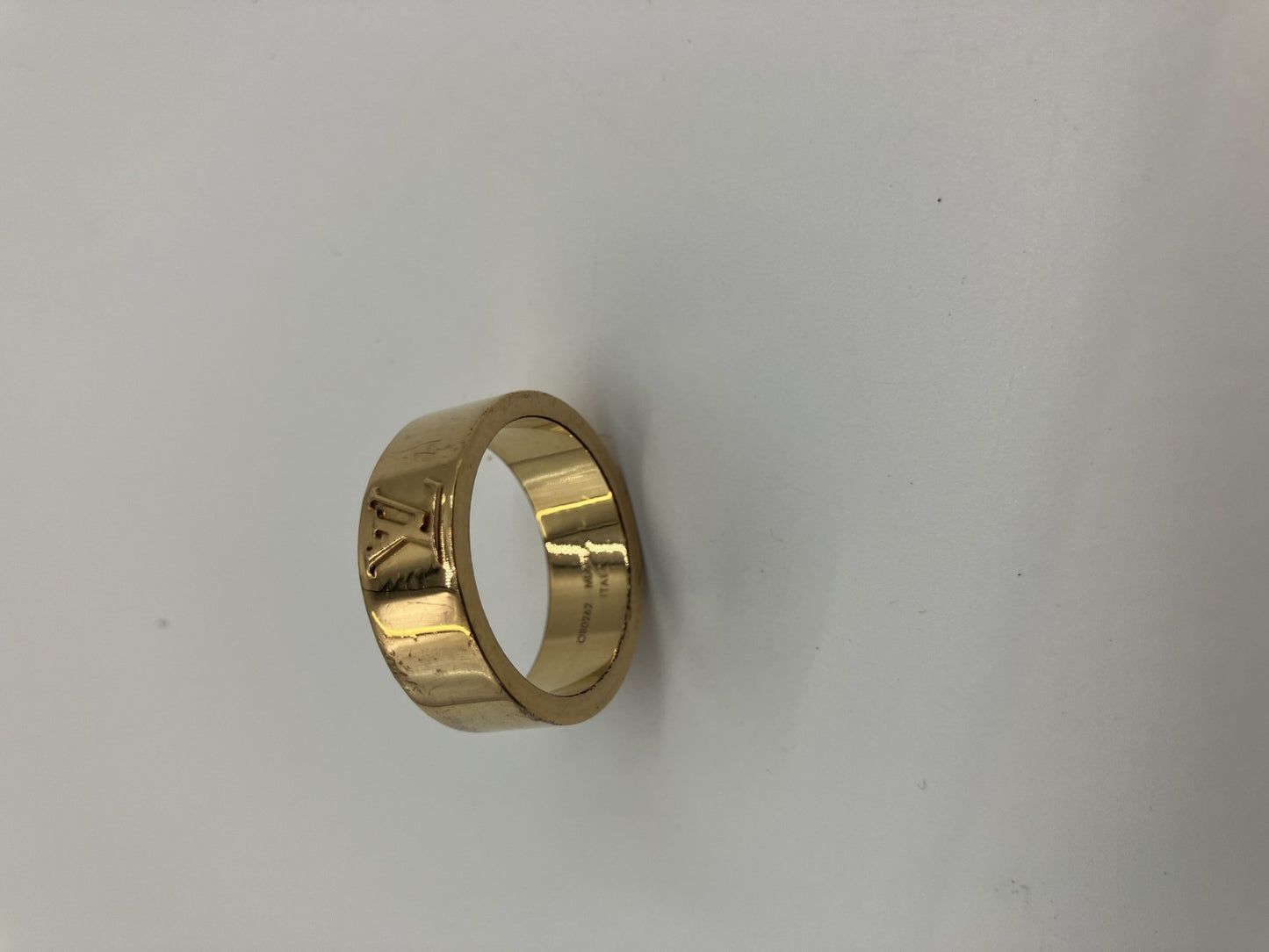 Louis Vuitton M00514 Berg LV Instinct OB0262 Ring L GP Gold Size L (21) (61) (US 10) Free Shipping 