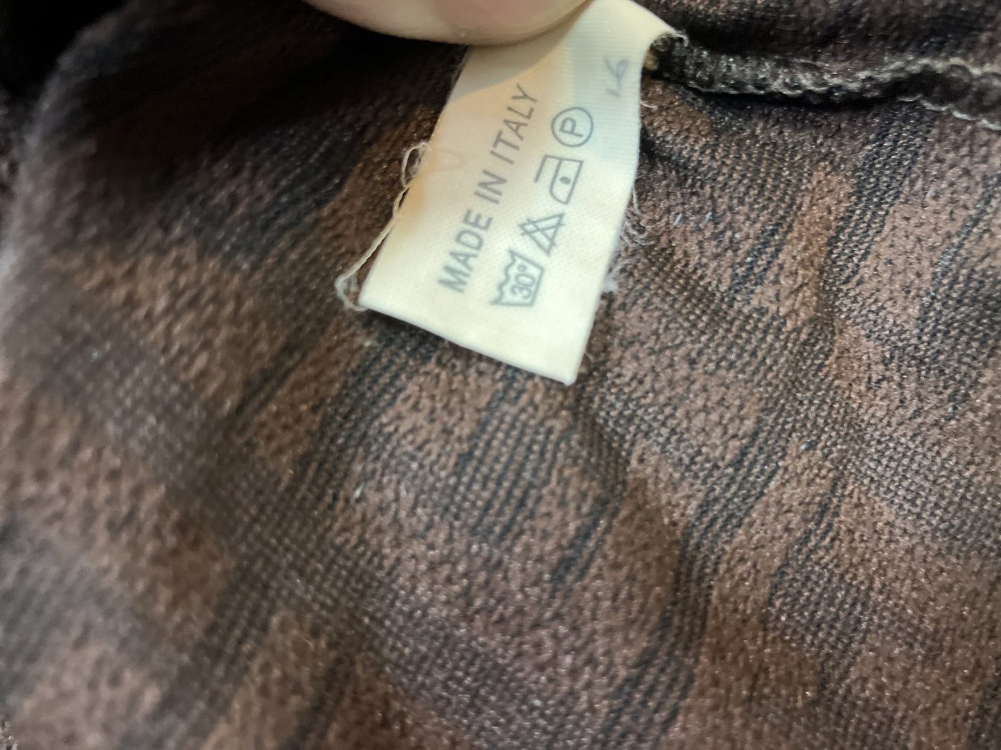 FENDI Zucca Sleeveless Dress Brown FF Monogram Stretch Italy Size 40