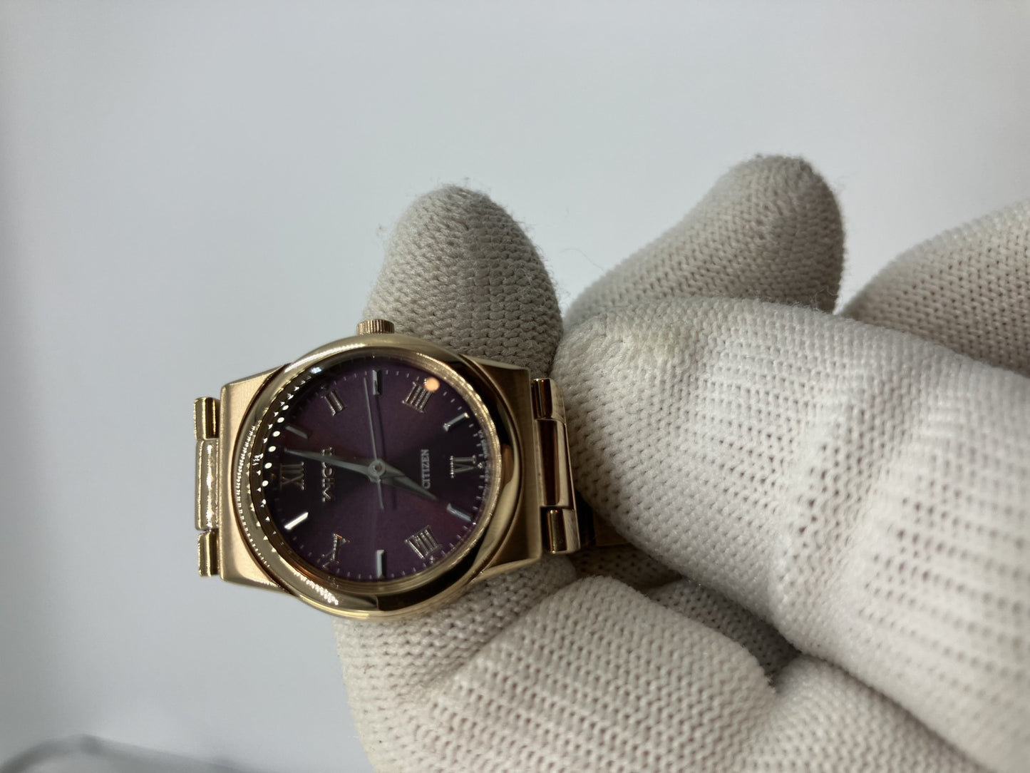 シチズン ＷＩＣＣＡ 腕時計 ＱＺ ５９３０－Ｌ２０８０８ ケース幅約２２ｍｍ 腕周り約１５ｃｍ 余り駒３個 レディース