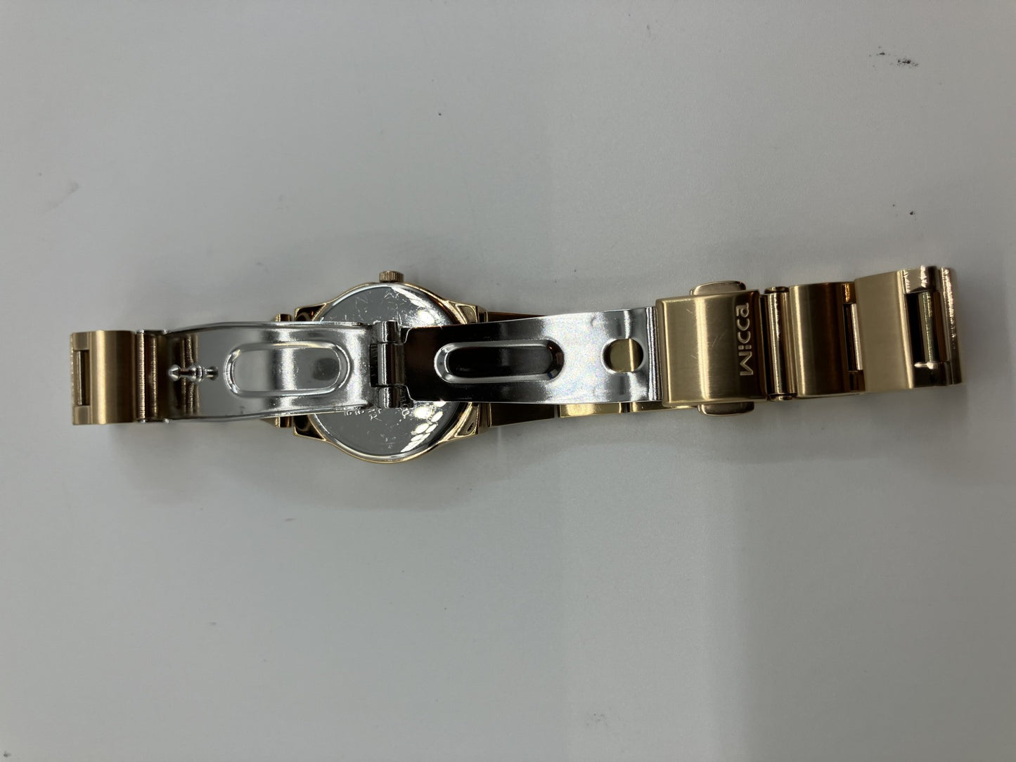 シチズン ＷＩＣＣＡ 腕時計 ＱＺ ５９３０－Ｌ２０８０８ ケース幅約２２ｍｍ 腕周り約１５ｃｍ 余り駒３個 レディース