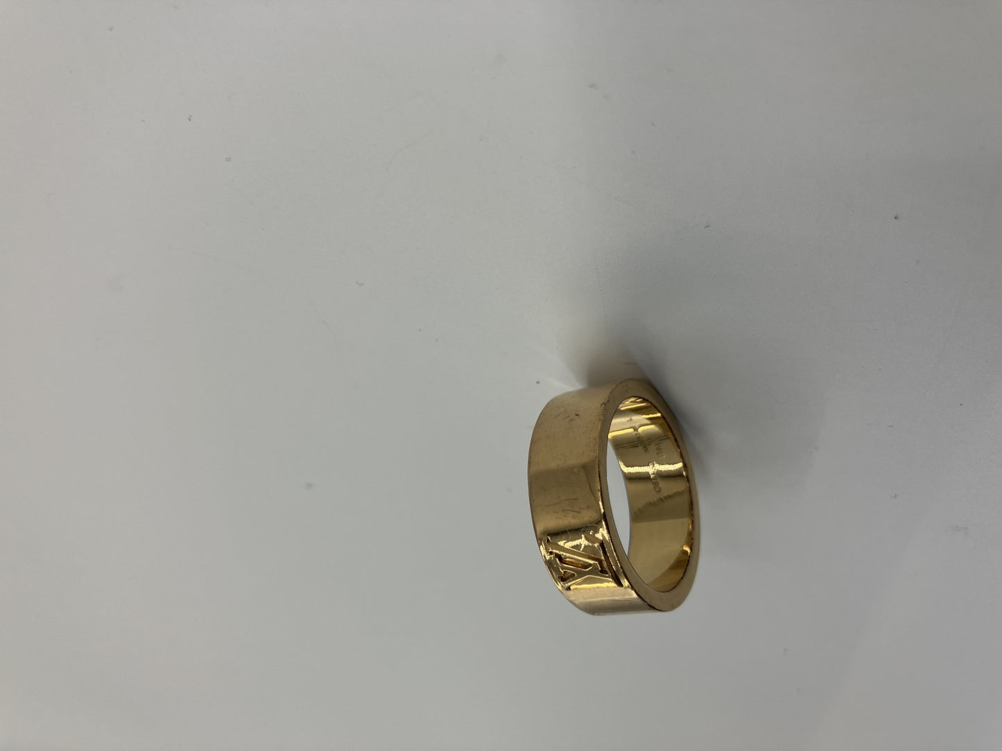 Louis Vuitton M00514 Berg LV Instinct OB0262 Ring L GP Gold Size L (21) (61) (US 10) Free Shipping 