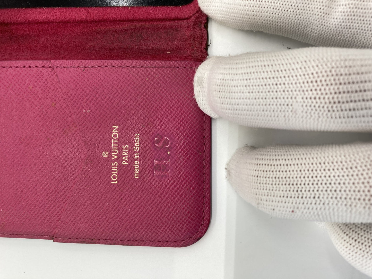 เคส iPhone Louis Vuitton Monogram iPhoneX Folio Rose M63444 จัดส่งฟรี 