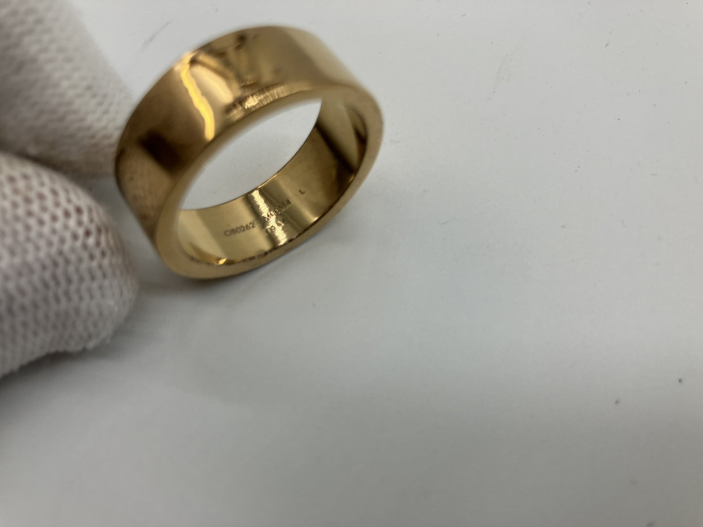 Louis Vuitton M00514 Berg LV Instinct OB0262 Ring L GP Gold Size L (21) (61) (US 10) Free Shipping 