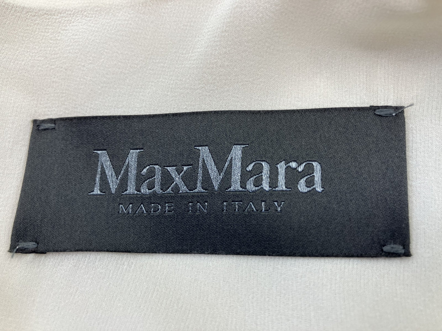 Max Mara Triacetate Women's Dress J36 Black ﾃ・Beige | Length 97cm (38.2in), Shoulder 32.5cm (12.8in), Bust 38cm (15.0in) |