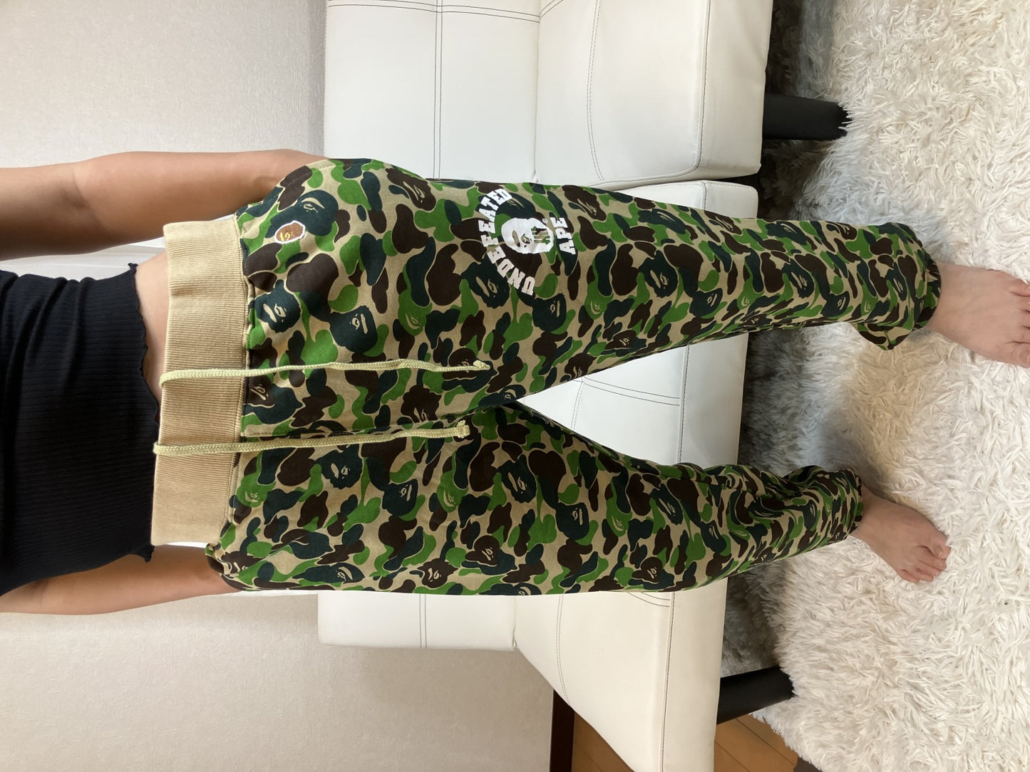 A Bathing Ape BAPE ABC Camo Sweat Pants Jogger L UNDEFEATED Ape Cotton