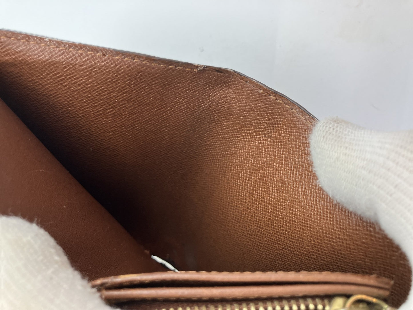 Louis Vuitton Monogram Compact Bi-fold Wallet M61735 14x3.5" with pouch