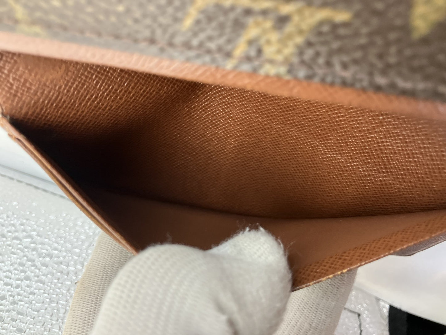 Louis Vuitton Monogram Compact Bi-fold Wallet M61735 14x3.5" with pouch