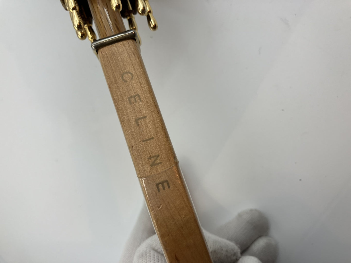 CELINE マカダム 日傘 幅68cm 幅86cm ブラウン