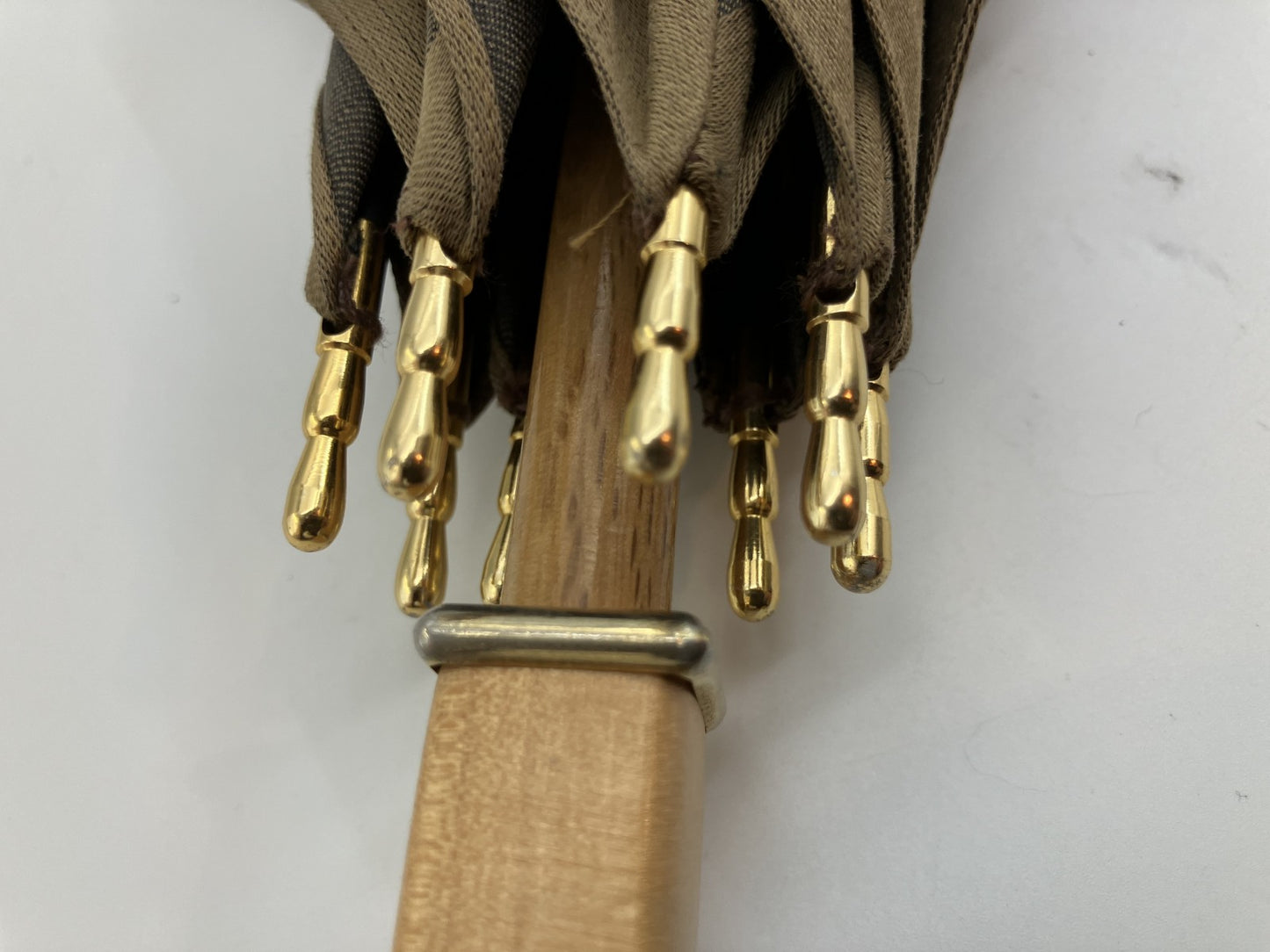 CELINE マカダム 日傘 幅68cm 幅86cm ブラウン