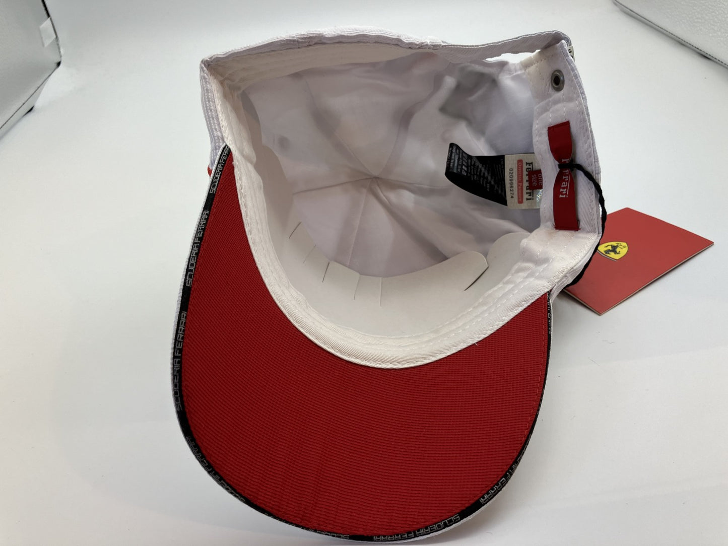 Ferrari/2 caps/1 folding umbrella/Brand new, red &amp; white, free shipping 