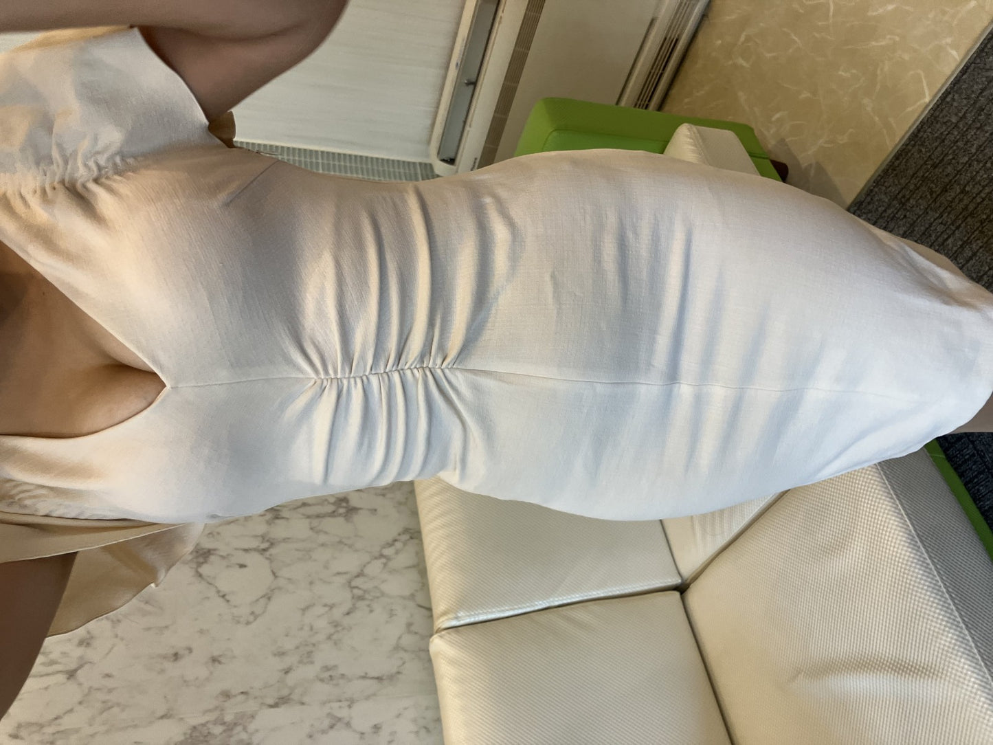 Emilio Pucci Dress Beige Ivory IT38 / FR34 / US4 / UK6 窶・Virgin Wool Blend, Short Sleeve, Made in Italy,