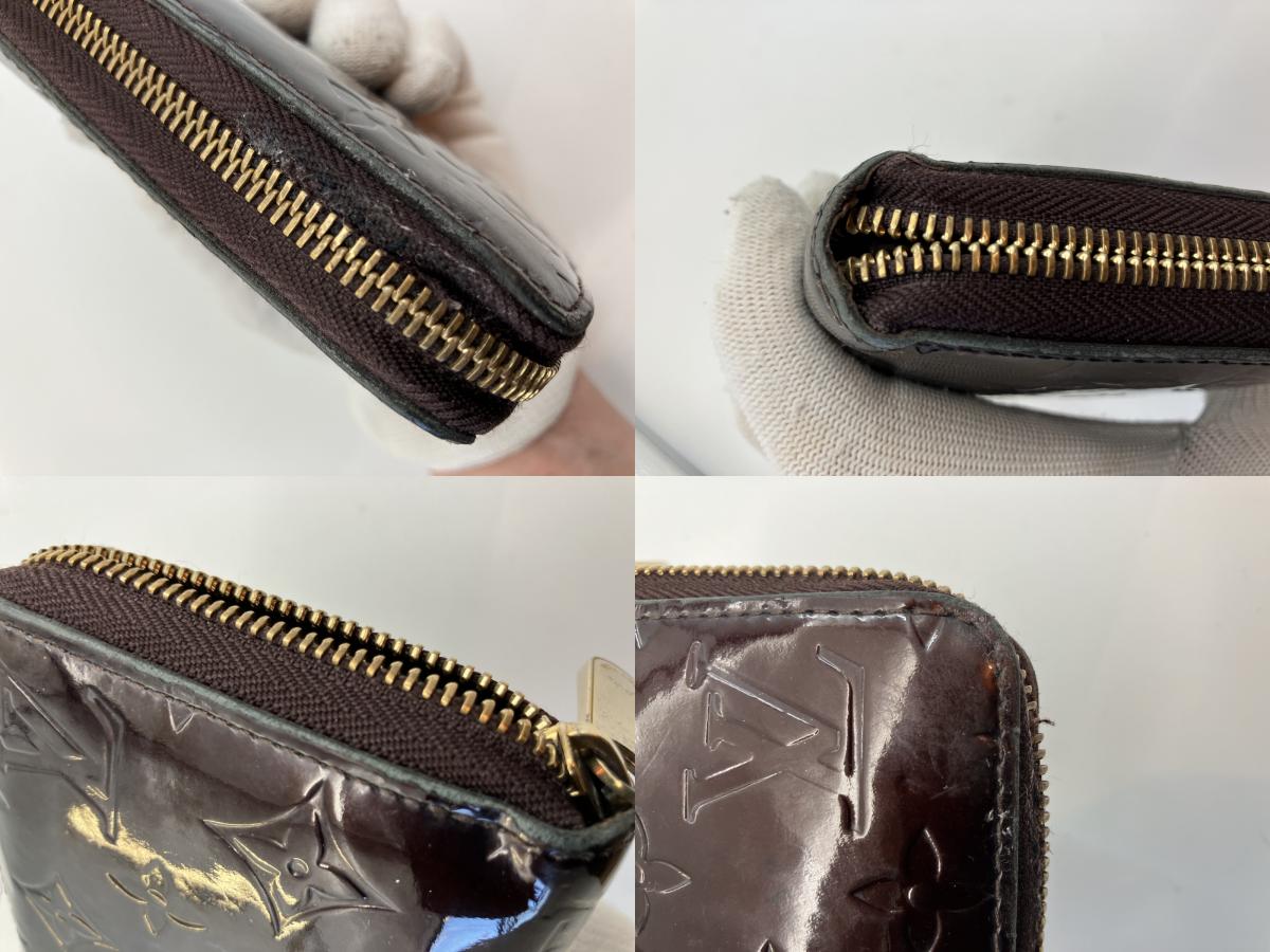 Louis Vuitton M90416 Vernis Zippy Wallet CA4019 กระเป๋าสตางค์ใบยาว จัดส่งฟรี 