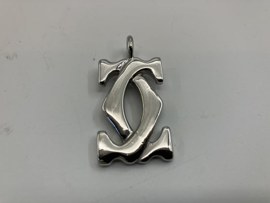 Cartier 2C Pendant Top 4 x 2 cm (1.57 x 0.79 inch) Silver