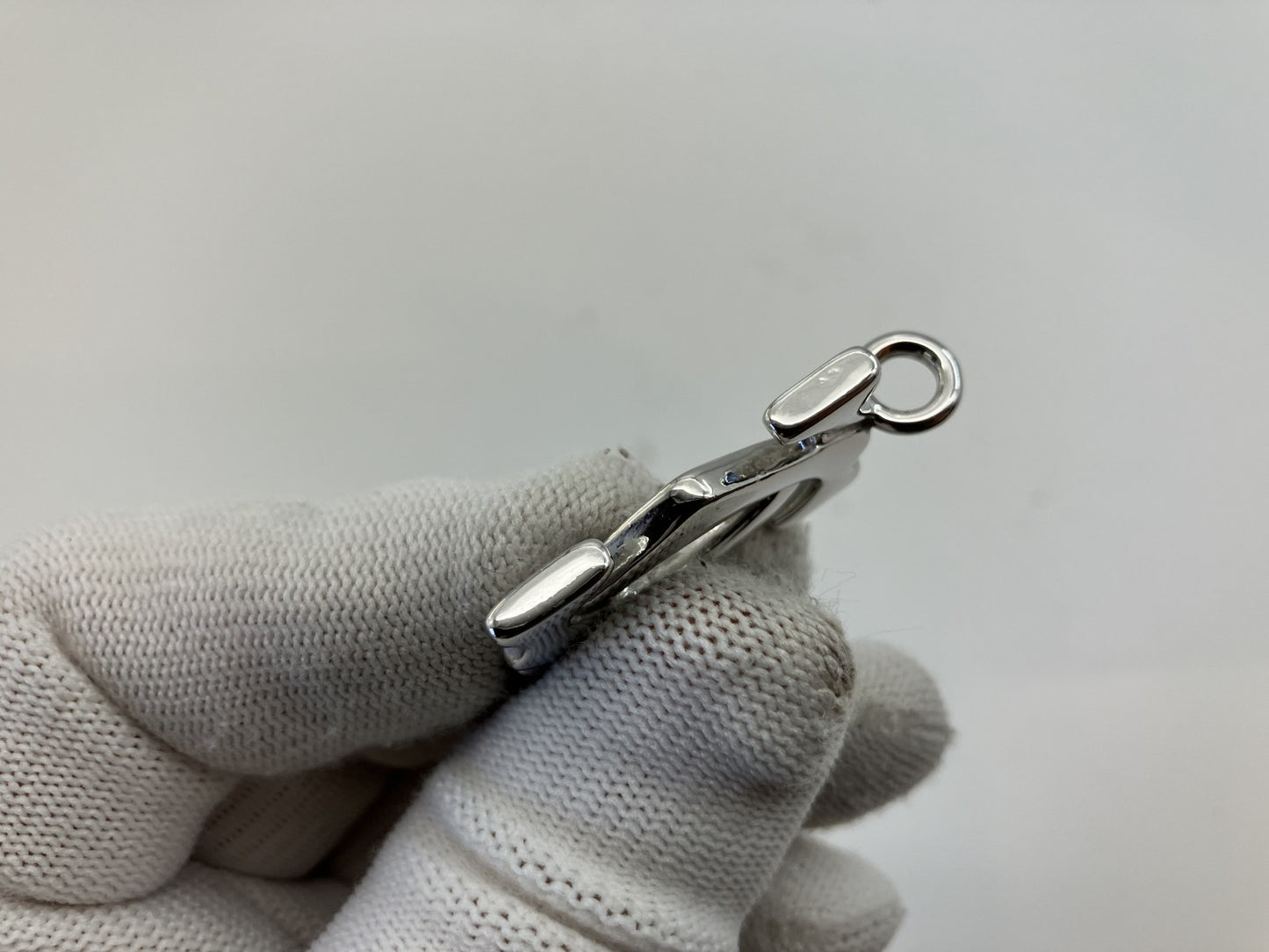 カルティエ 2C ペンダントトップ 4×2ｃｍ（1.57×0.79インチ） シルバー 送料無料