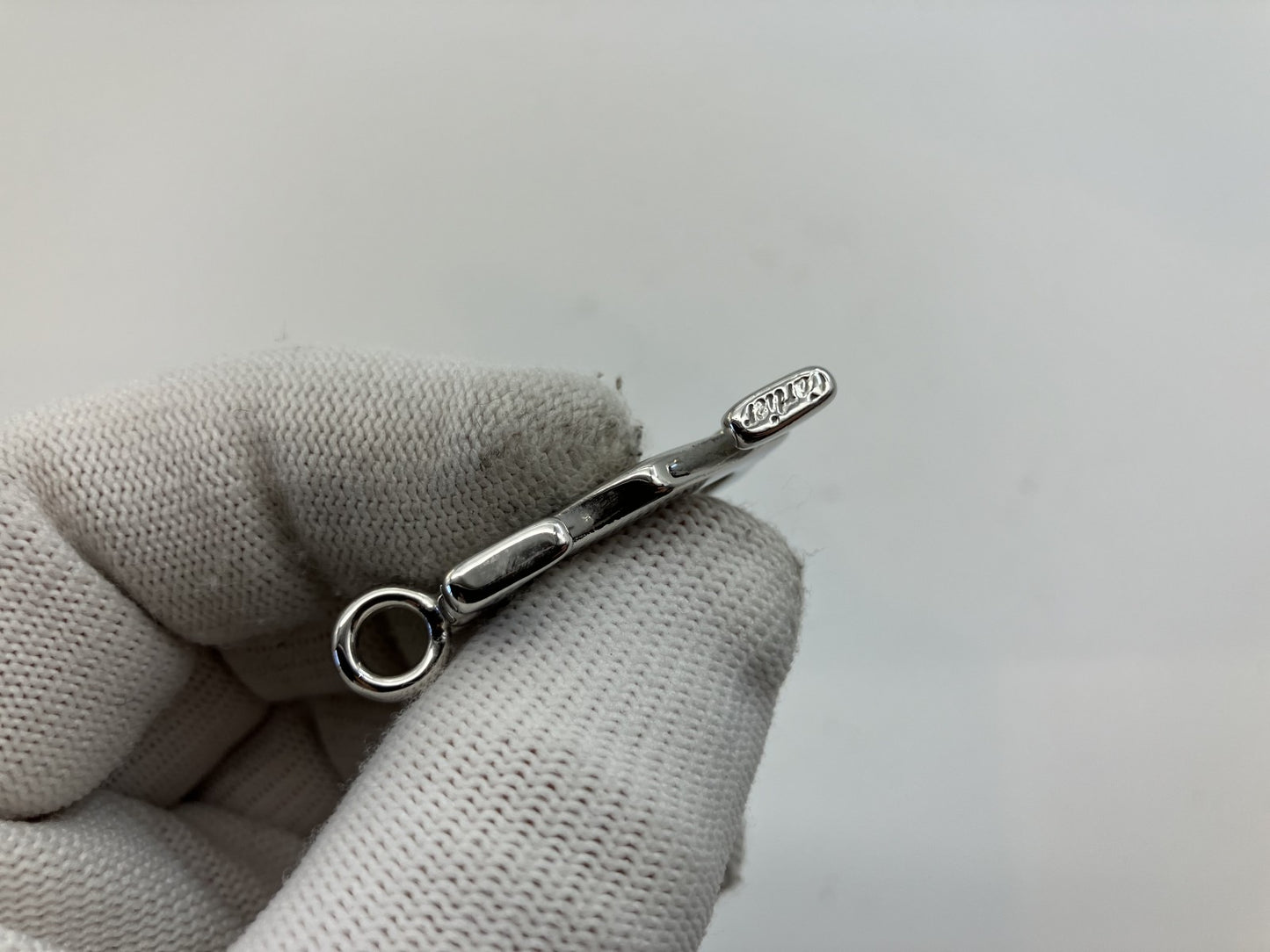 カルティエ 2C ペンダントトップ 4×2ｃｍ（1.57×0.79インチ） シルバー 送料無料