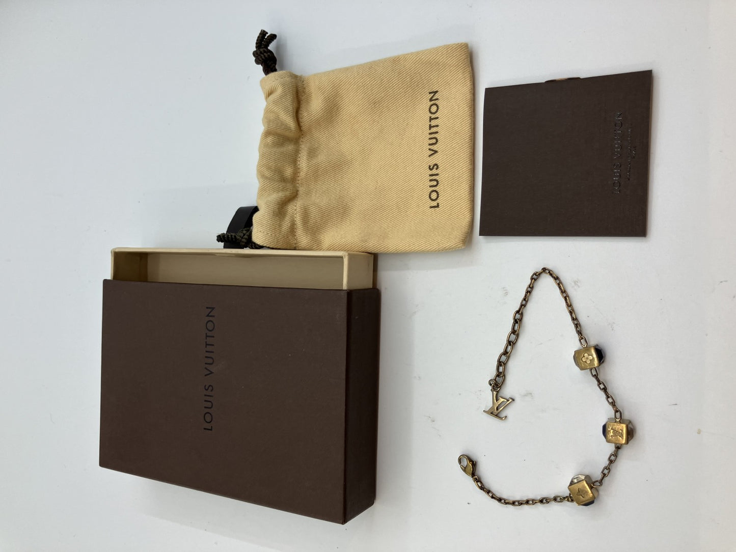 Louis Vuitton Collier Gamble Bracelet Circumference of Wristaround19cm Box and bag included