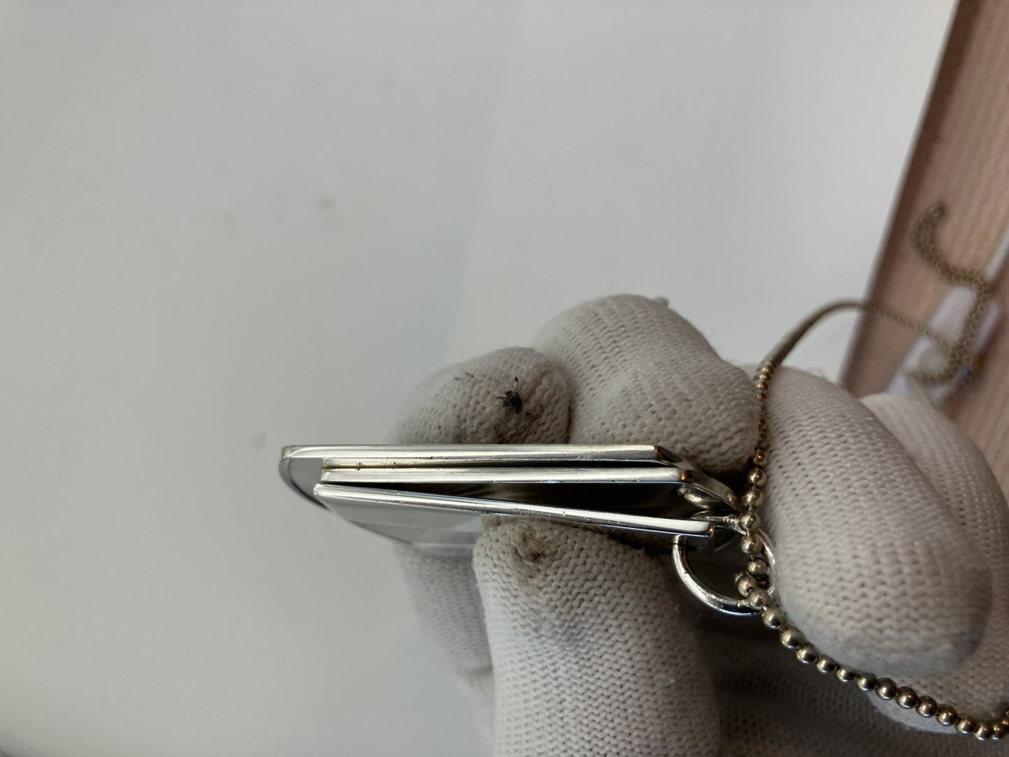 GUCCI Necklace Dog Tag Pendant Set SV925