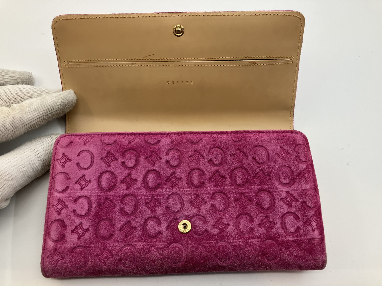 Celine long wallet pink free shipping 