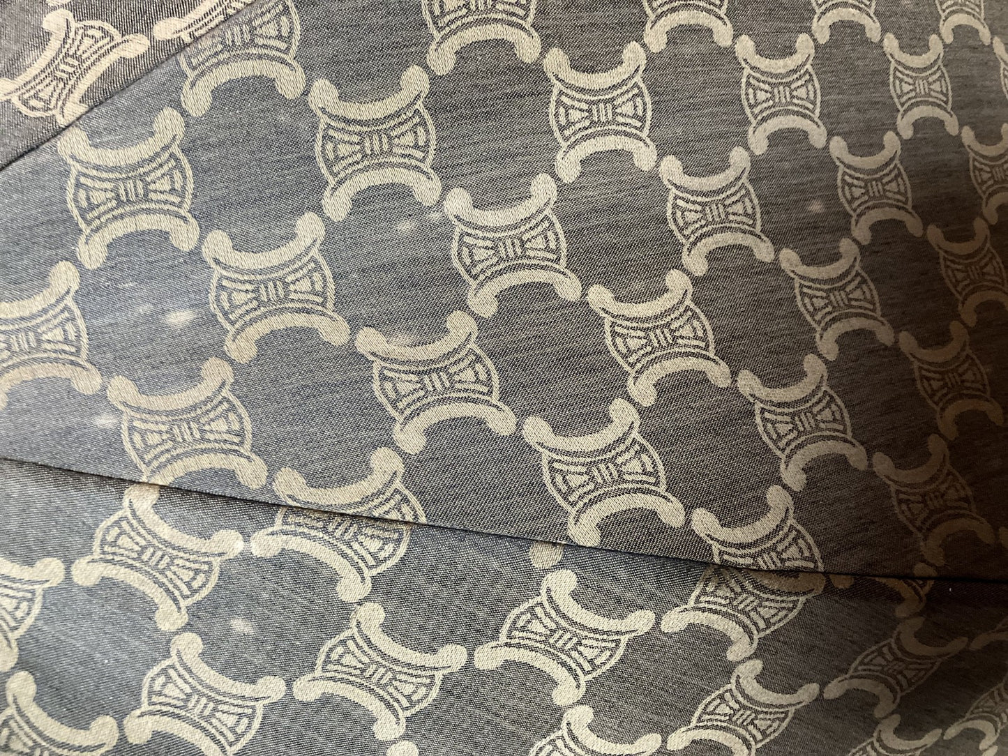 CELINE マカダム 日傘 幅68cm 幅86cm ブラウン